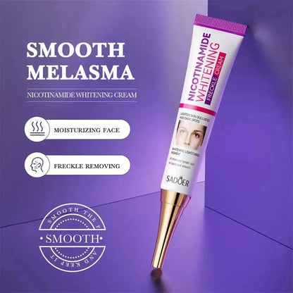 SADOER Freckle Removing Cream — Nicotinamide Moisturizing Face Cream for Hydrating, Nourishing & Firming Skin