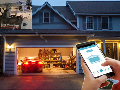 Smart Garage Door Opener Controller - Alexa & Google Home Compatible WiFi Remote Control with Tuya Smart App