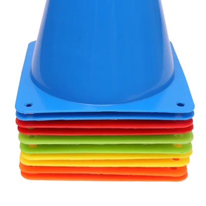 25PCS Colorful Marker Cones - Soccer Football Agility Training Equipment for Sports Practice & Games