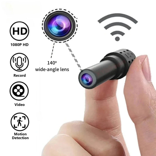 Mini WiFi Camera - 1080P HD Night Vision Motion Detection Security Camera with App Control