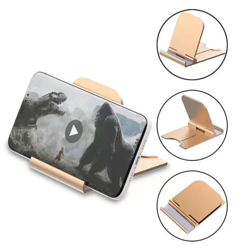Adjustable Universal Mobile Phone Holder: Desktop Stand for Samsung, iPhone, Xiaomi, Tablets - Smartphone Support