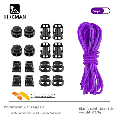 HIKEMAN Adjustable Backpack Expansion Strap - Elastic Buckle Fastener for Outdoor Hiking, Camping & Gear Attachment