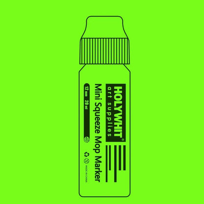 Mini Graffiti Paint Marker Pen - 12mm Waterproof Fluorescent Ink Signature Pen with Round Tip for Art, DIY & Creative Projects