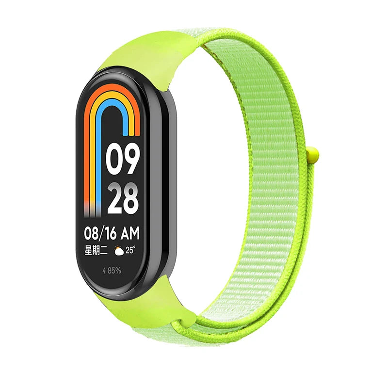 Nylon Loop Strap for Xiaomi Mi Band 3-9 – Replacement Sport Smartwatch Wristband
