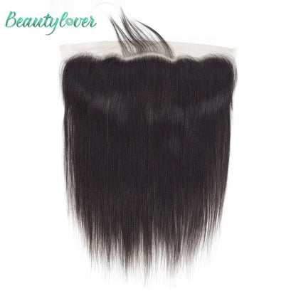 24 26 Inch Straight Lace Frontal Human Hair - 13x6 Preplucked Transparent HD Lace Brazilian Hair Closure For Women