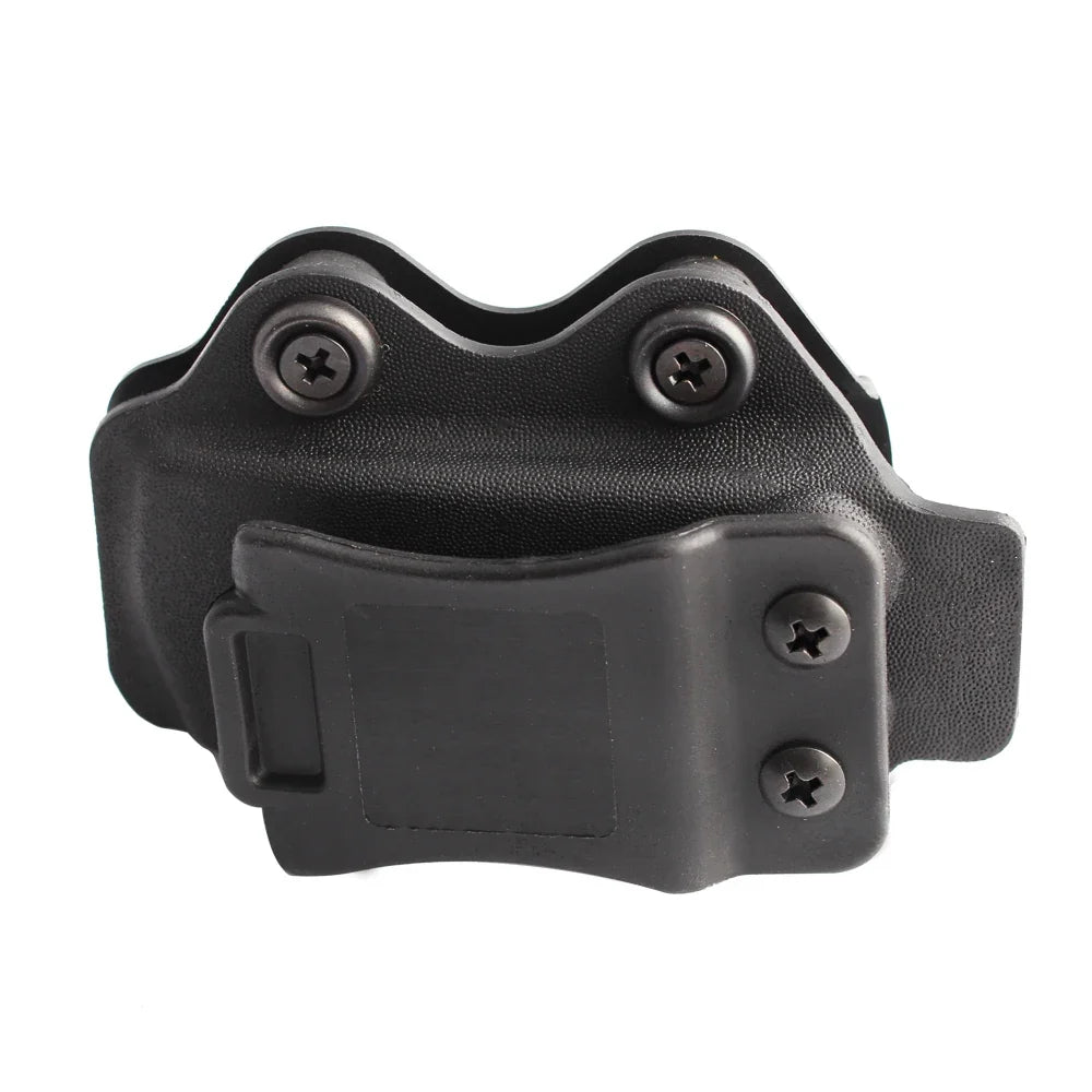 IWB OWB Magazine Pouch Holster - Single Stack Mag Carrier Compatible with Glock 17 19 26 23 27 & More