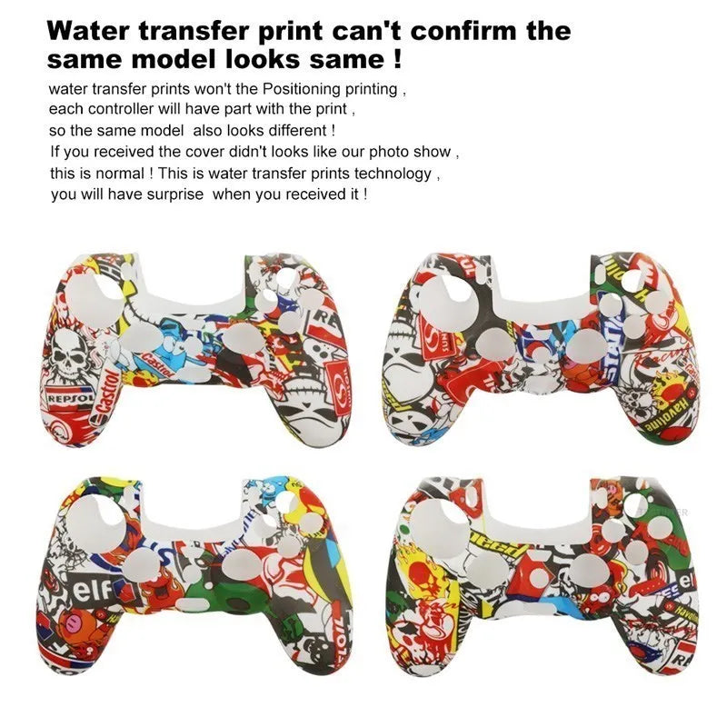 Protective Silicone Cover for PS5 Controller – Anti-Slip Skin Case with Thumb Grips for PS5 Slim Gamepad