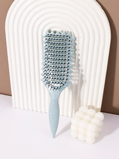 Curling Styling Brush - Hollow Massage Comb with Nylon Bristles for Hair Wigs & Styling