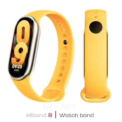 Waterproof Silicone Sport Strap for Xiaomi Mi Band 9/8/NFC – Replacement Smart Bracelet Accessory