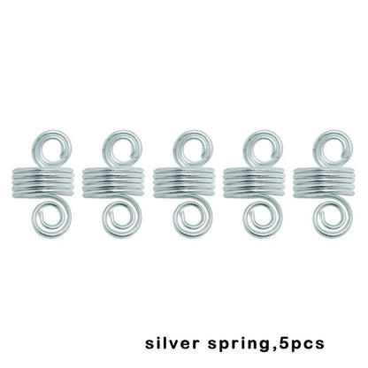 Mixed Color Hair Braid & Dreadlock Charms - Beads, Cuffs, Rings & Clips Set (5–50 Pieces)