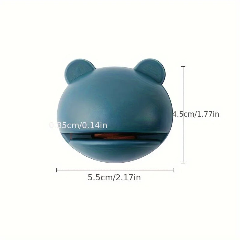 Kitchen Knife Sharpener — Mini Portable Multifunction Sharpening Stone, Cartoon Frog Ear Design for Household and Outdoor Use