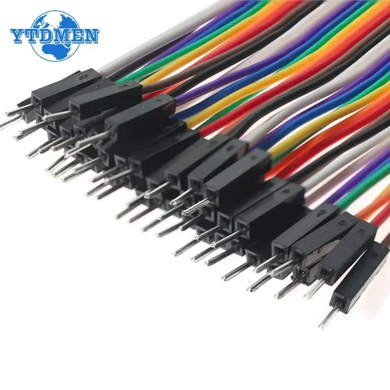 20-Pin Dupont Jumper Wire Set – 20cm Male to Male, Female to Male, Female to Female Cables for Arduino & DIY Electronics
