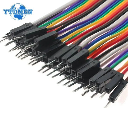 20-Pin Dupont Jumper Wire Set – 20cm Male to Male, Female to Male, Female to Female Cables for Arduino & DIY Electronics