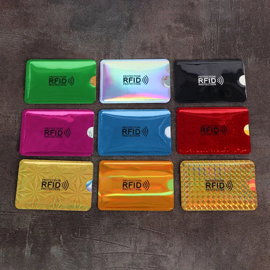 20PCS RFID Blocking Card Holder - Aluminum NFC Anti Scan Protector Case for ID & Credit Cards