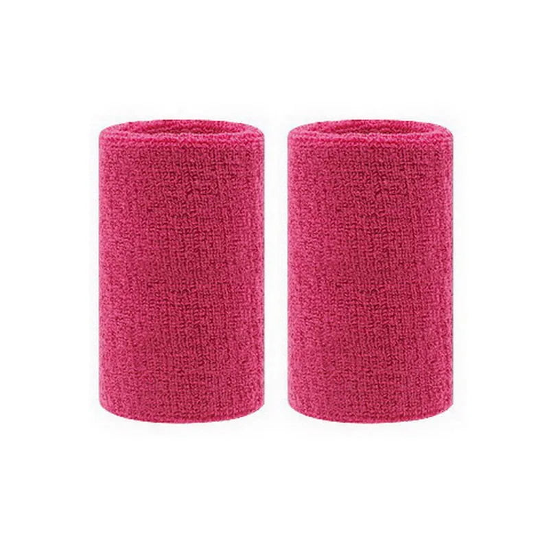 2PCS Sports Wristbands – Tennis & Fitness Sweat Bands for Basketball, Volleyball, Padel with Wrist Guard Cuffs