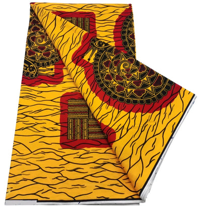 100% Cotton Real Wax Ankara Fabric - 2026 African Print Wedding Dress Sewing Fabric