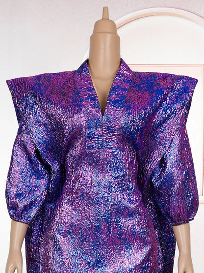 Women’s African Dashiki Ankara Maxi Dress - Traditional Gown, Abaya, Kaftan & Robe Outfit