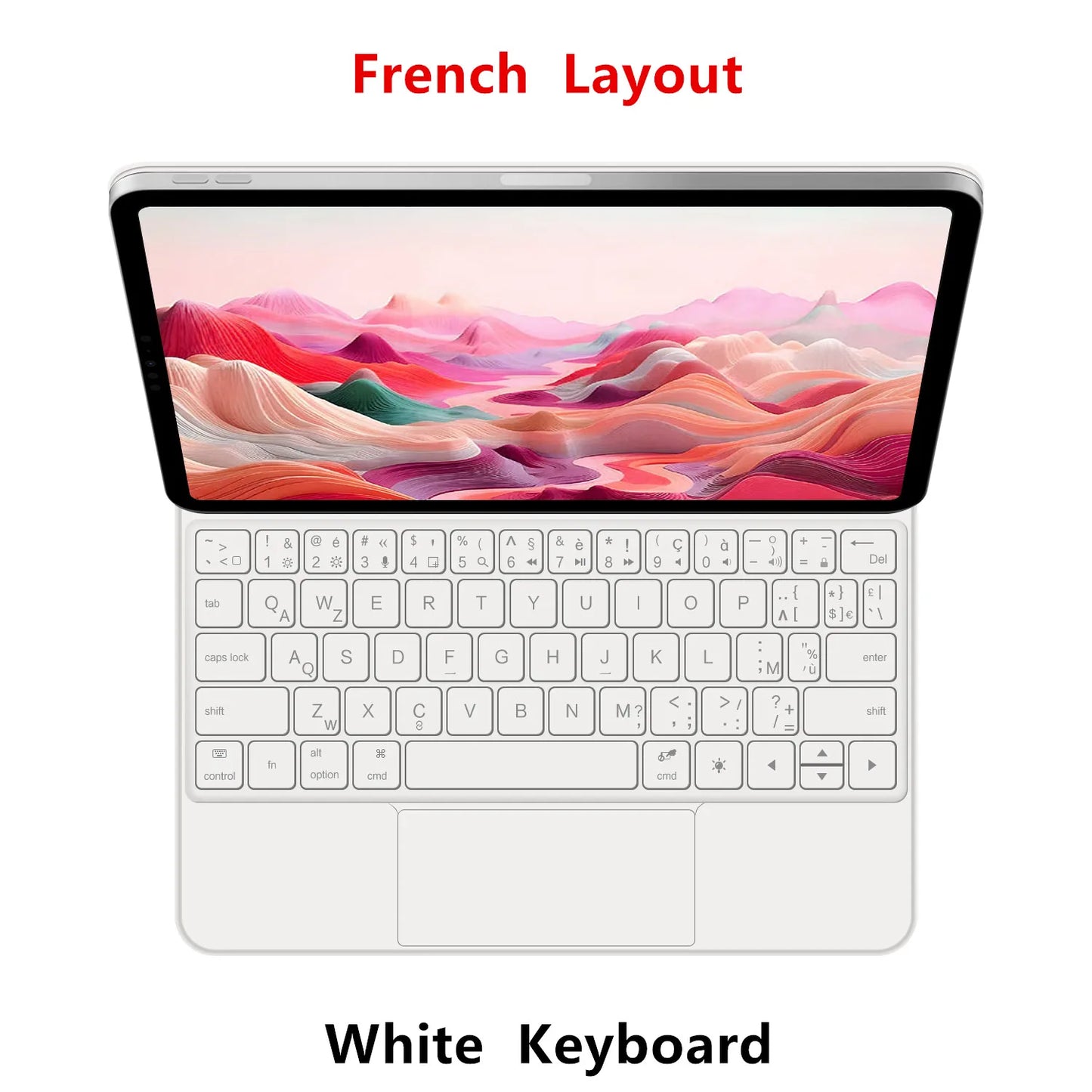 Backlight Magic Keyboard Case for iPad Pro 11/13 & iPad Air 11/13 Inch (2024) – M4/M2 Smart Folio Cover