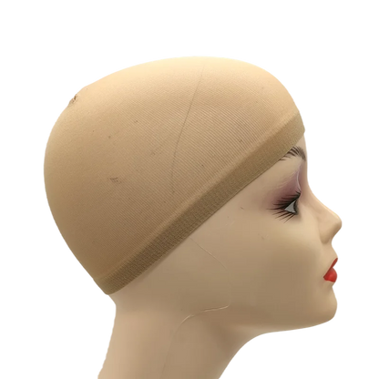 2PCS Stretch Mesh Wig Caps – Black & Brown Stocking Wig Cap for Weave, Hair Nets for Making Wigs
