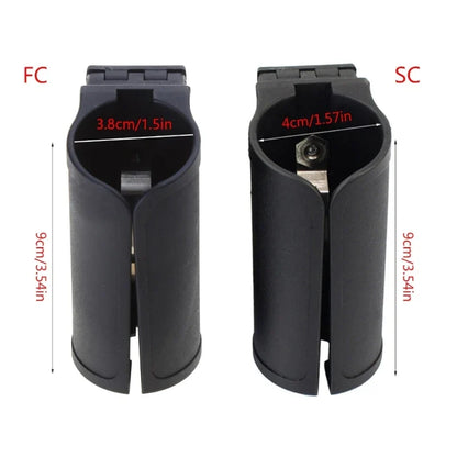 Tactical Flashlight Holder - Adjustable Open Top Rotating Baton Holster Pouch for Duty Belt Outdoor Gear
