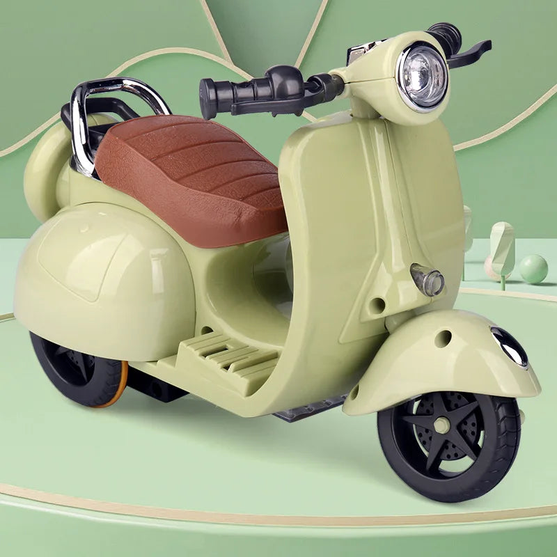 Labubu Mini Electric Motorcycle Doll – Cute Toy with Lights, Music & Accessories for Kids