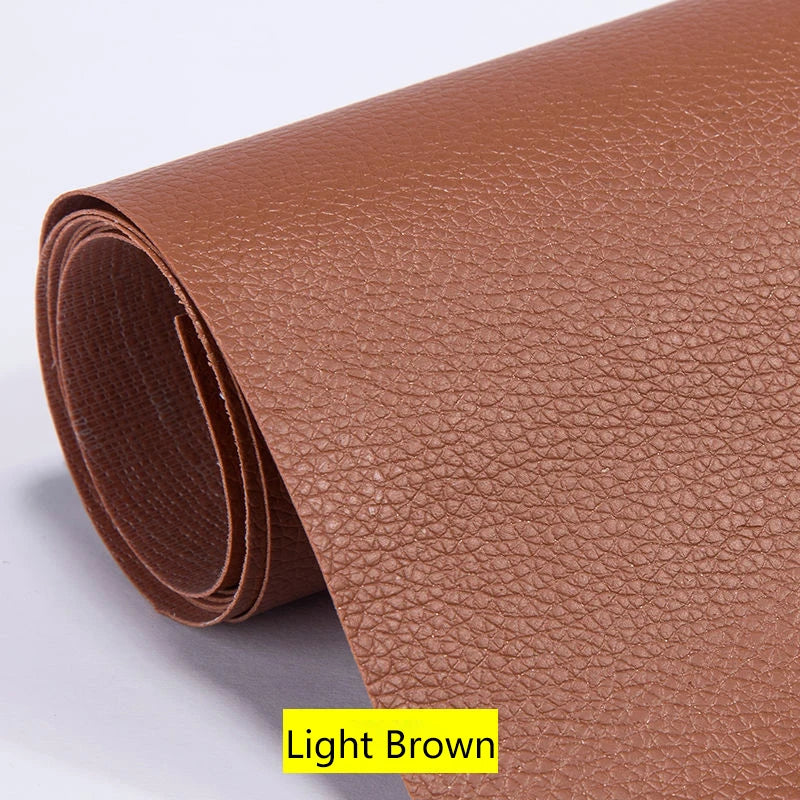 100x137cm Black Self-Adhesive Leather Repair Tape – DIY Sticky Patch for Sofa & Leather Repairs