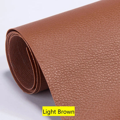 100x137cm Black Self-Adhesive Leather Repair Tape – DIY Sticky Patch for Sofa & Leather Repairs