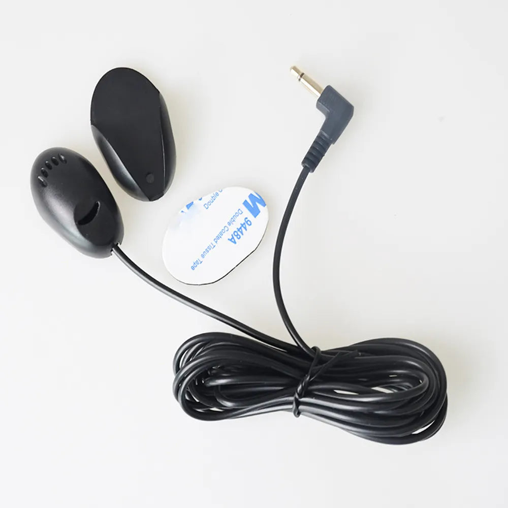 Mini 3.5mm Wired Car Microphone: Hands-Free Audio Mic for DVD, Radio Player, and More