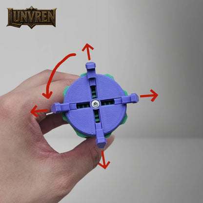 Ergonomic Miniature Painting Handle – Compatible with 20–50mm Bases for 40K, D&D & Tabletop Hobby Miniature Painting
