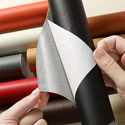 Large Self-Adhesive PU Leather Repair Patch – Faux Leather Tape for Sofa, Car & EV Seats