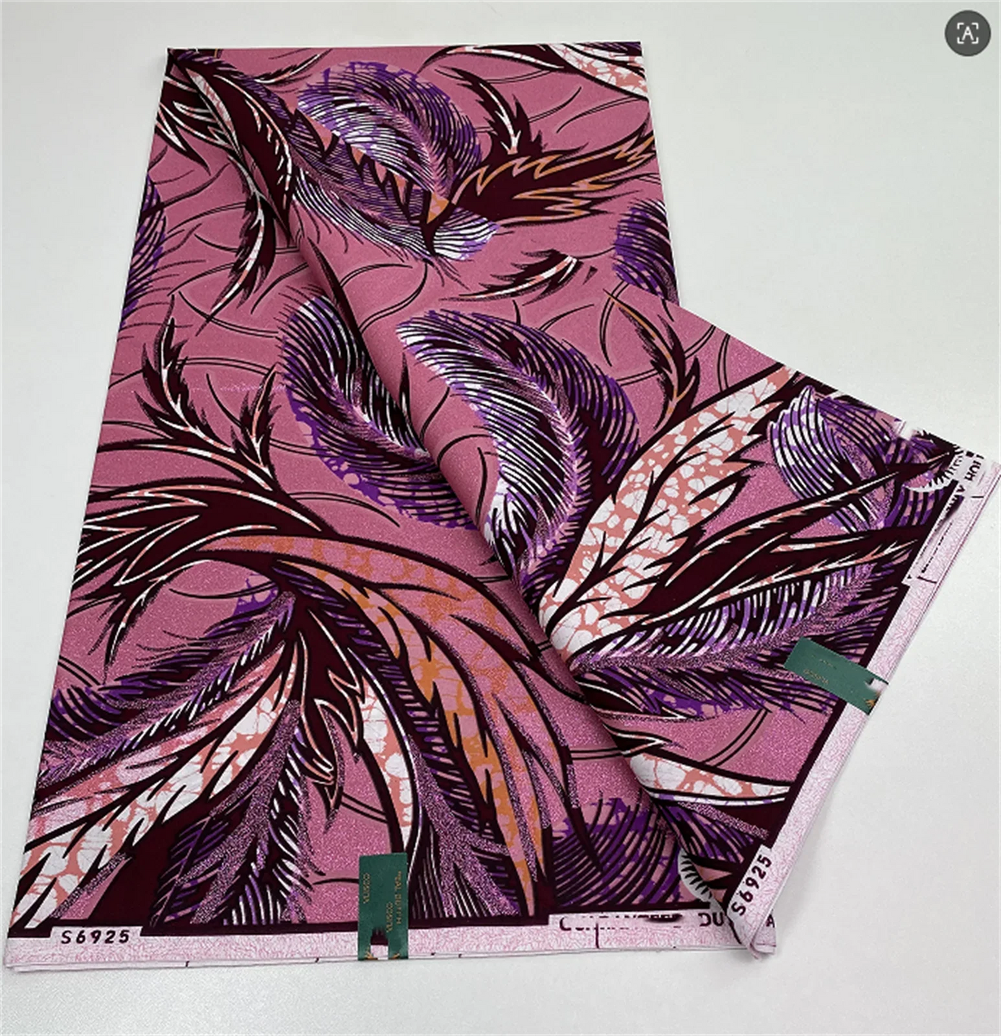 Original African Wax Print Fabric - 6 Yards 100% Cotton Nigerian Ankara Sewing Material