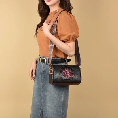 Luxury Women’s Leather Handbag – Large Capacity Shoulder & Crossbody Designer Bag