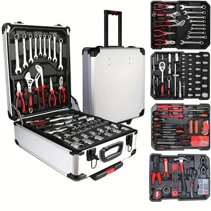 899-Piece Professional Tool Kit - Portable Multi-Function Toolbox for Home, Car Repairs & DIY Projects