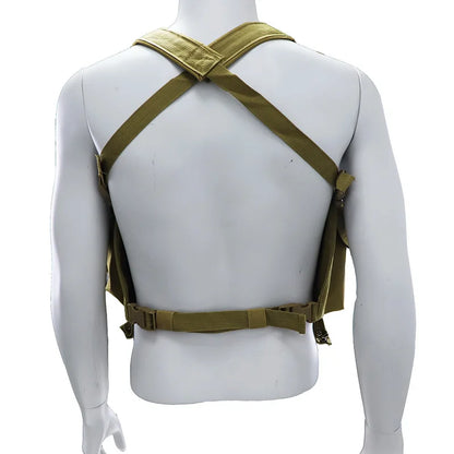 Tactical MOLLE Vest | Quick Release Hunting & CS Training Chest Vest with AK Belly Pockets