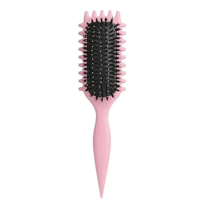 Curly Hair Styling Brush - Tangle-Free Curl Shaping Comb for Men & Women