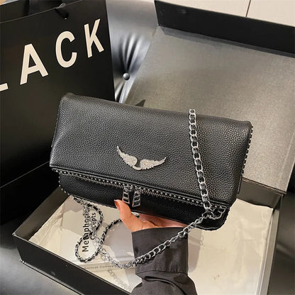 Women's Luxury Square Chain Bag - 2026 Fashionable Vintage Shoulder Messenger Purse