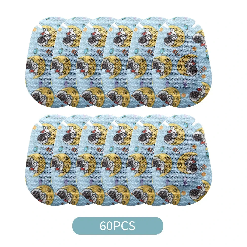 60-Piece Kids Eye Training Patches - Soft Amblyopia Correction Eyepatch Set for Lazy Eye Therapy