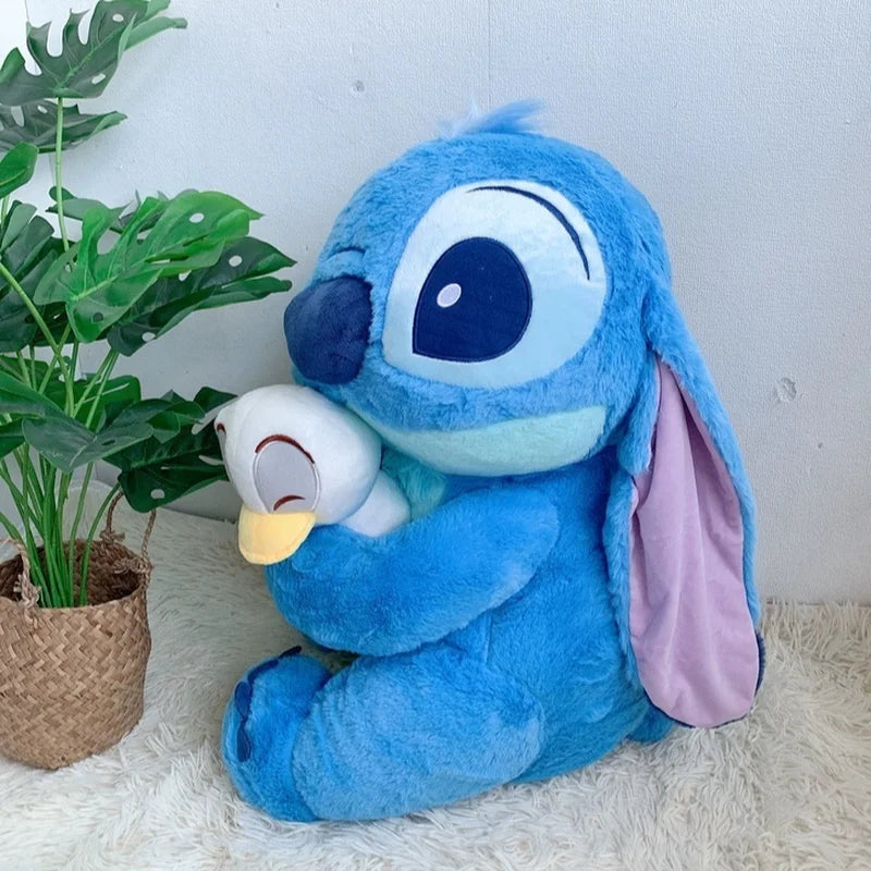 Disney 30cm Lilo & Stitch Plush Toy – Kawaii Stitch & Donald Duck Stuffed Dolls for Kids Christmas Gift