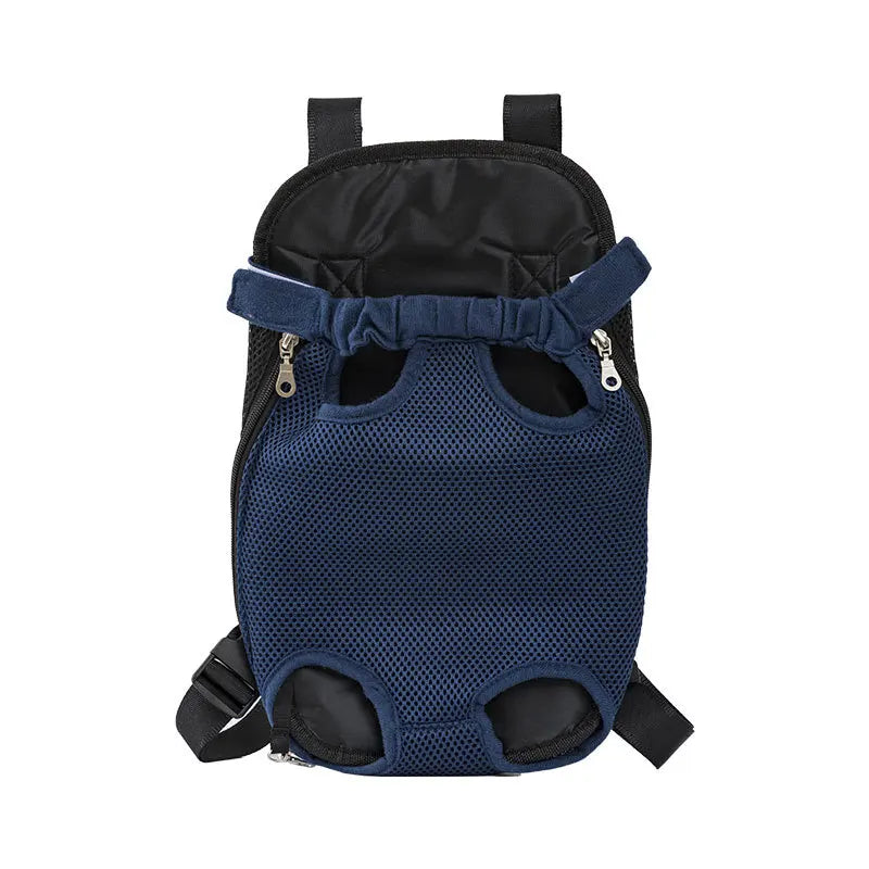 Double Shoulder Breathable Travel Pet Carrier Backpack – Mesh Front Bag for Small Dogs & Cats Outdoor