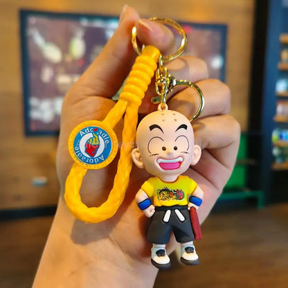 Dragon Ball Z Keychain – Super Saiyan Goku, Bulma, Broly, Piccolo & Majin Buu Car Pendant Toy Gift for Kids