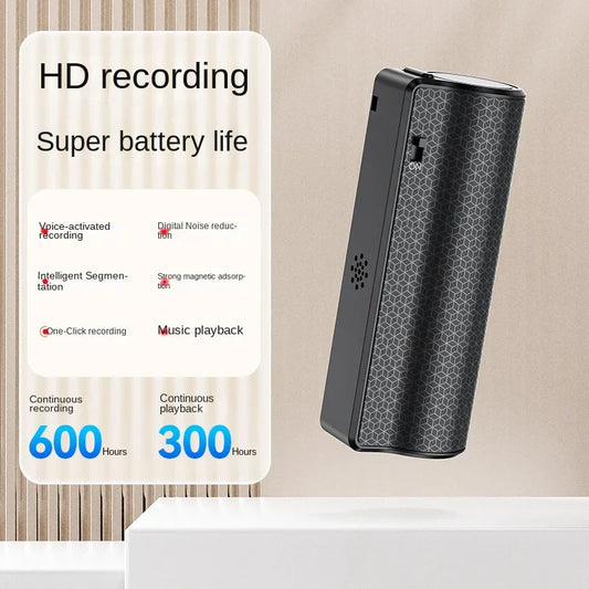 600-Hour Activated Voice Recorder – Espia USB Flash Magnet Dictaphone with Noise Reduction, 4GB-128GB MP3 Audio Player