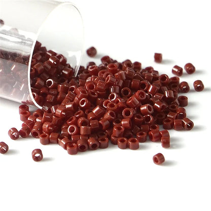 Miyuki Delica Seed Beads - 11/0 Glass Beads for DIY Jewelry, Bracelet Making & Craft Projects