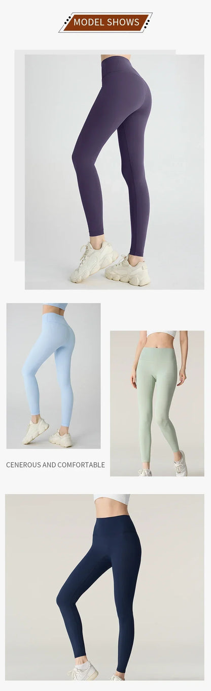Summer Hot Sale High Waist Yoga Leggings – Breathable, Quick-Dry Fitness Pants for Running, Cycling & Gym Workout