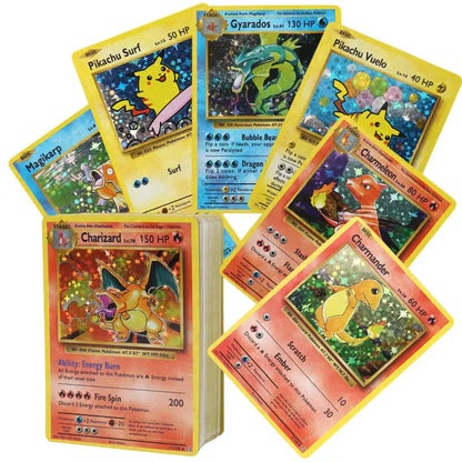 New Holographic Pokémon Cards – Scarlet & Violet 80 VMAX, 20 EX English Trading Cards for Kids & Collectors