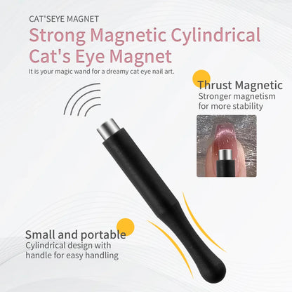 Cat Eye Nail Magnet Stick Set – Multi-Function Magnetic Tools for Cat Eye Gel Polish Nail Art