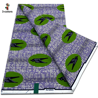 2026 African Ankara Wax Print Fabric - 100% Cotton Soft Dutch Hollandais Pagne for Dresses