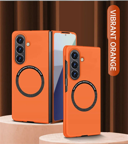Samsung Galaxy Z Fold 3/4/5/6/7/8 Ultra Thin Skin Feel Case - MagSafe Magnetic Wireless Charging Cover