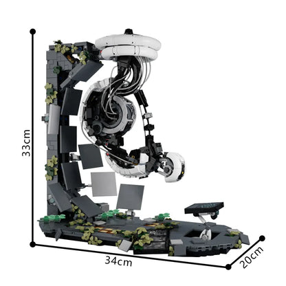 MOC Portal 2 GLaDOS Robot Building Blocks — Aperture Lab DIY Brick Toy Gift