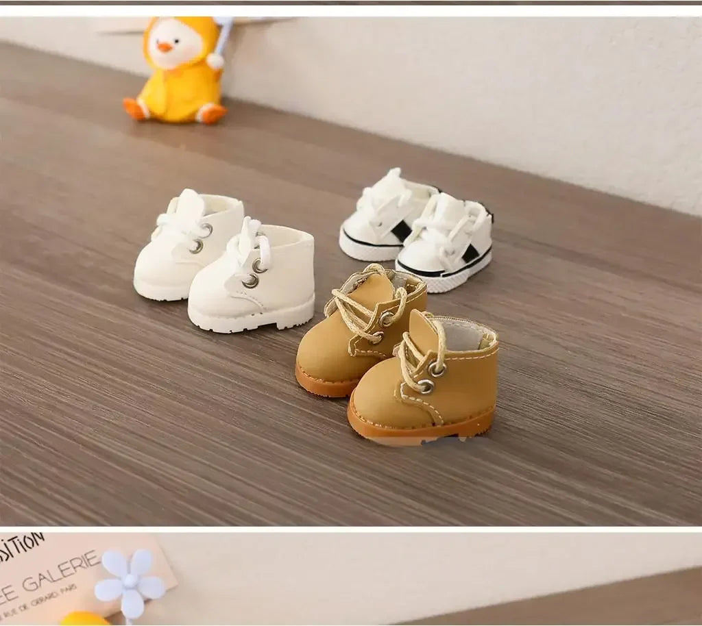 LABUBU 17cm Cotton Doll Shoes - Casual Sports Footwear for Dolls & Accessories