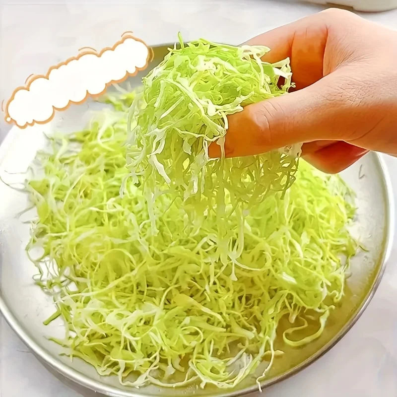 Ultra-Fine Vegetable Slicer & Shredder — Multi-Purpose Kitchen Gadget for Salad, Cabbage, Carrot, Food Chopper for Home & Dining